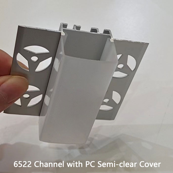 Recessed LED Strip Channel Plaster In Lighing For 20mm Double Row LED Tape Lights Recessed LED Strip Channel Plaster In Lighing For 20mm Double Row LED Tape Lights